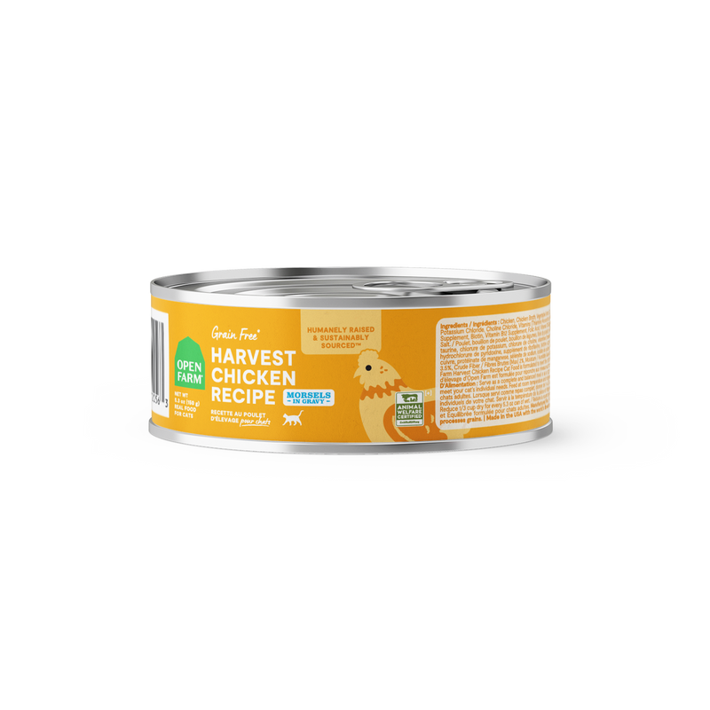 Open Farm Harvest Chicken Morsels in Gravy Cat Wet