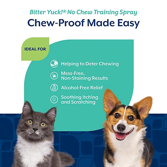 NaturVet Bitter Yuck! No Chew Spray, 16 oz.
