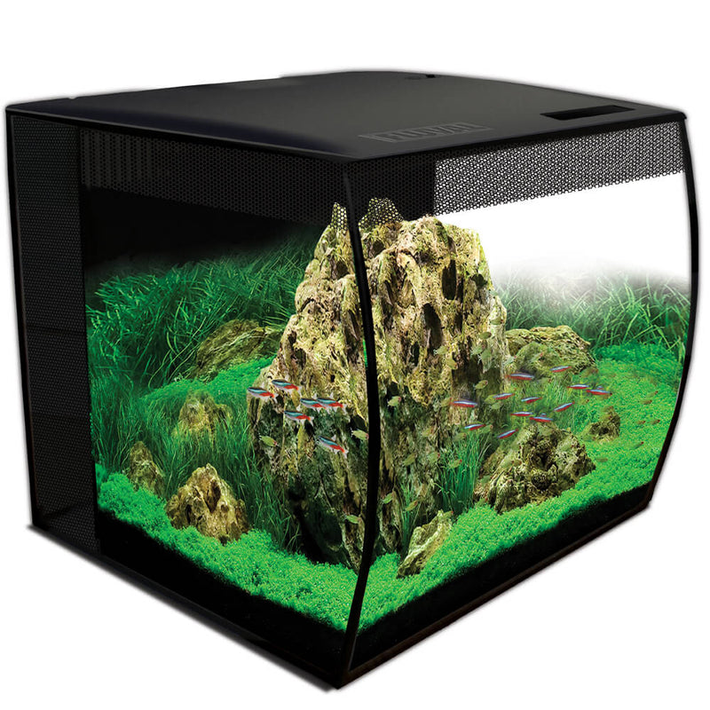 Fluval FLEX Aquarium Kit, 15 Gallon Black