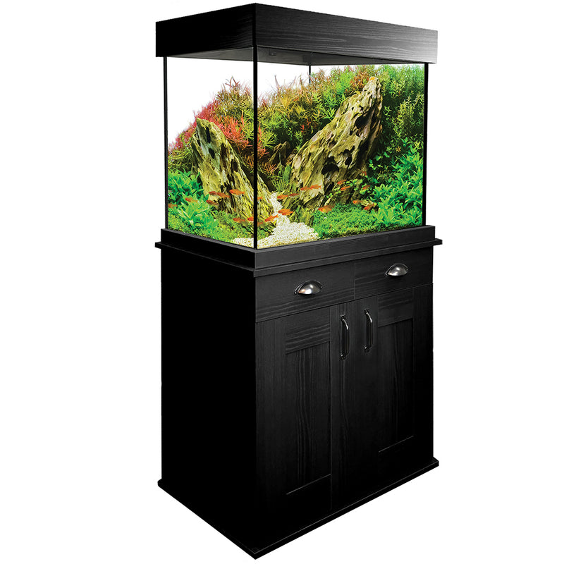 Fluval Shaker Aquarium Cabinet Stand, Black 44 Gallon