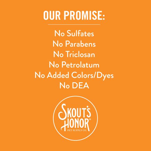 Our promise: No sulfates, no parabens, no triclosan, no petrolatum, no added colors/dyes, No DEA