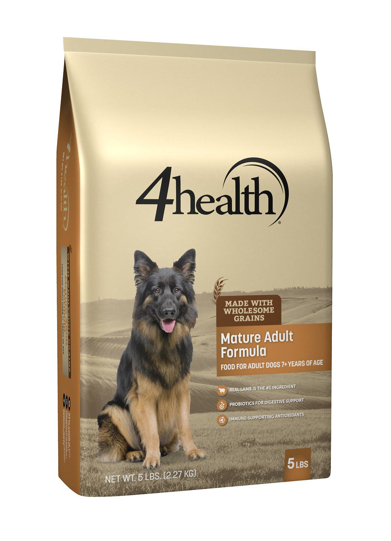 4health with Wholesome Grains Mature Adult Formula for Dogs 7+ Years of Age Dry Dog Food