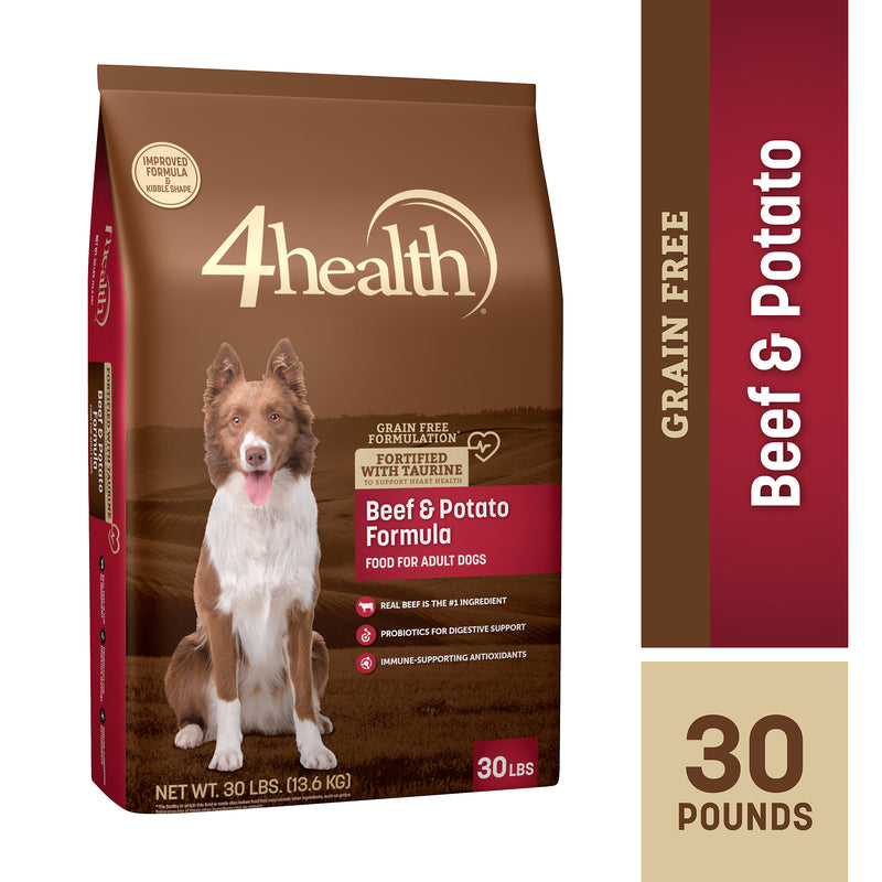 4health Grain Free Beef & Potato Dry Dog Food