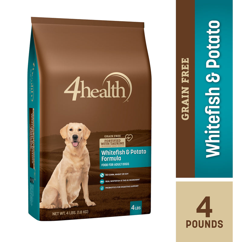 4health Grain Free Whitefish & Potato Formula Dry Dog Food