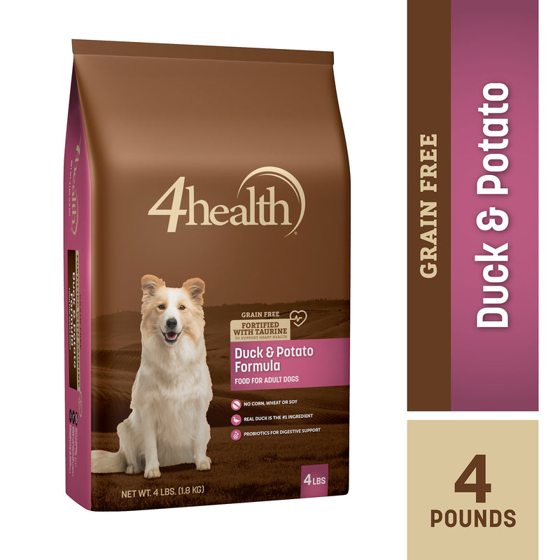 4health Grain Free Duck & Potato Formula Dry Dog Food