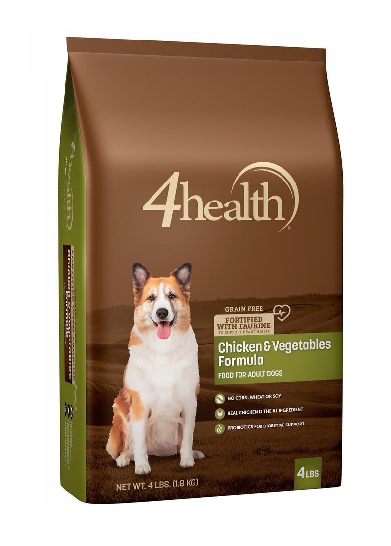 4health Grain Free Chicken & Vegetables Formula Adult Dry Dog Food