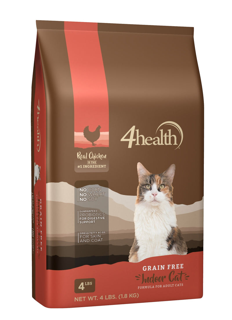 4health Grain Free Indoor Dry Cat Food Formula for Adult Cats
