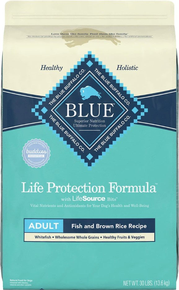 Blue Buffalo Life Protection Natural Fish Brown Rice Recipe