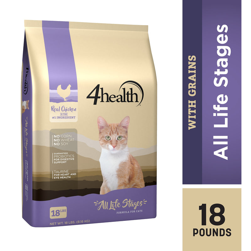 4health with Wholesome Grains All Life Stages Dry Cat Food