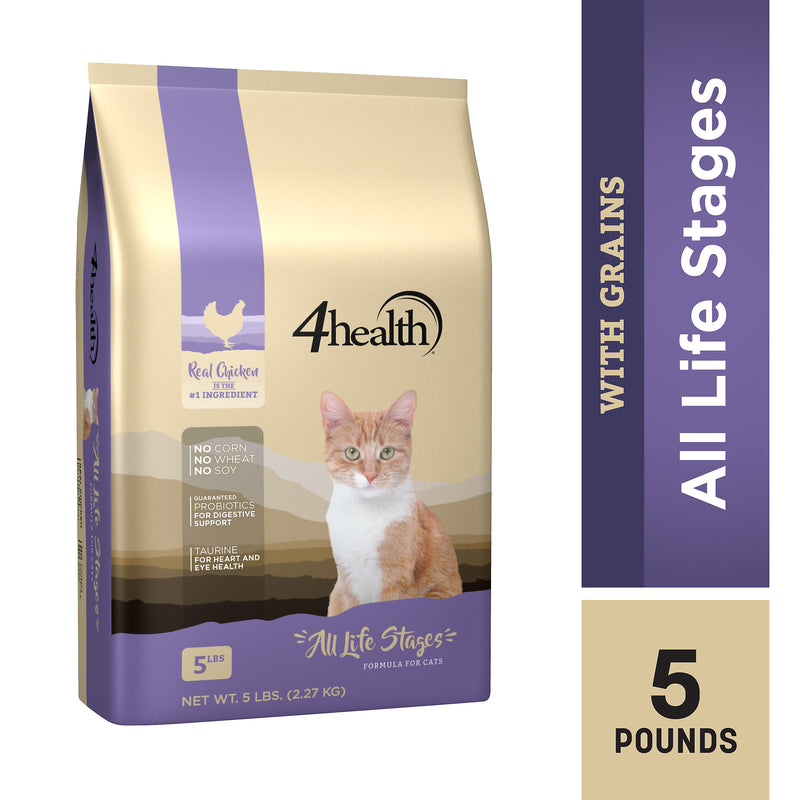 4health with Wholesome Grains All Life Stages Dry Cat Food