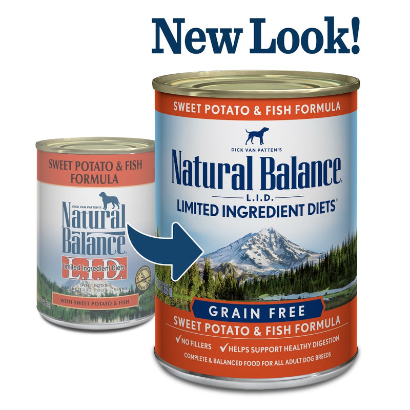 Natural Balance Limited Ingredient Grain Free Sweet Potato & Salmon Recipe Wet Canned Dog Food