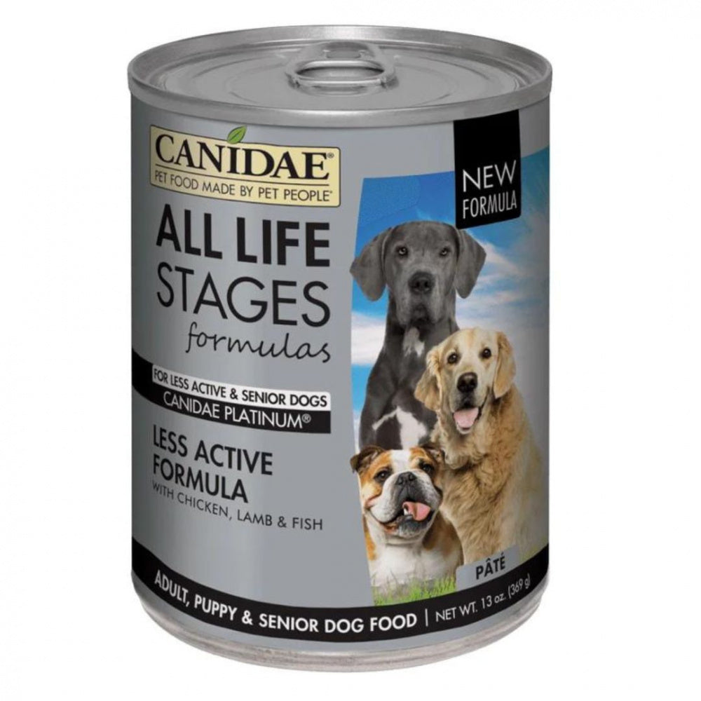 Canidae Platinum Formula for Seniors Over Weight Dogs Canned Dog