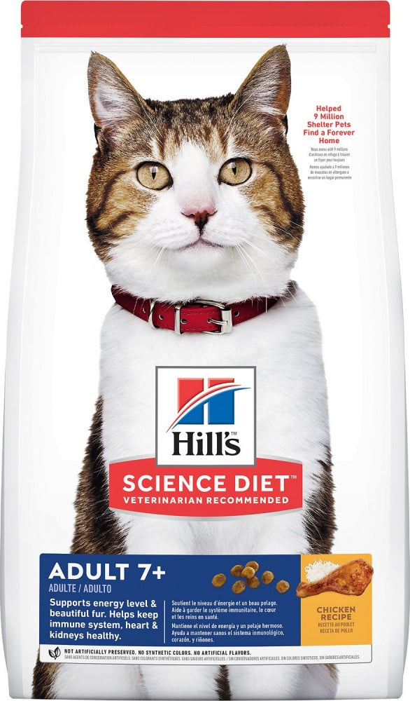 Hill's Science Diet Adult 7+ Chicken Recipe Dry Cat Food
