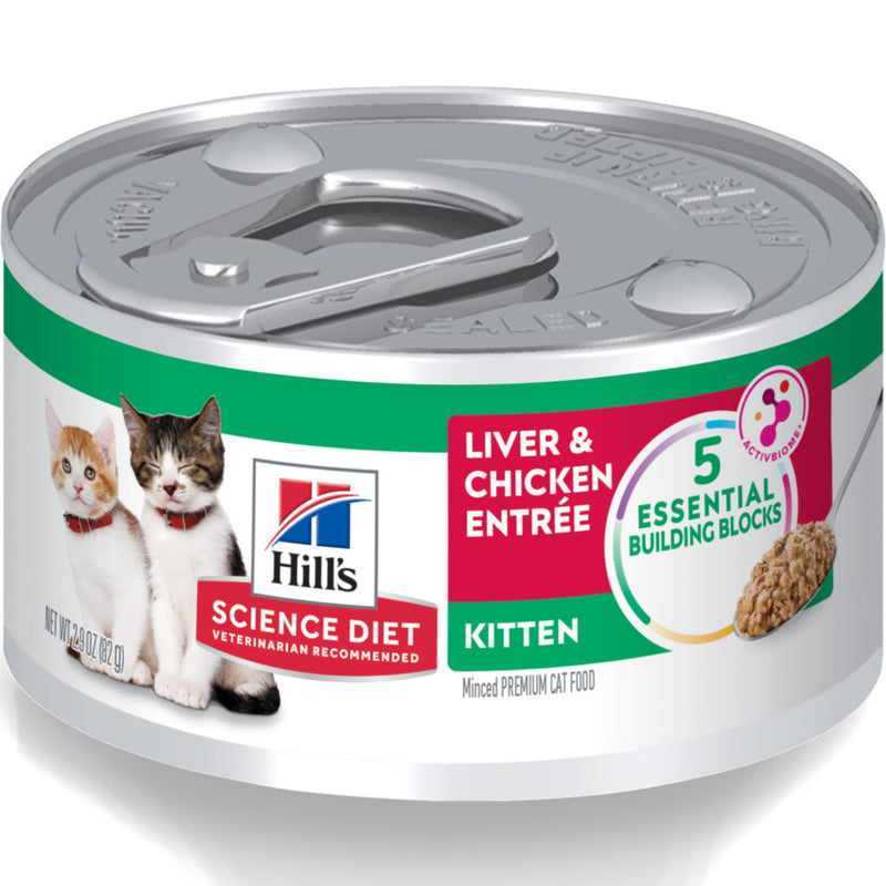 Hill's Science Diet Kitten Liver & Chicken Entree Canned Food