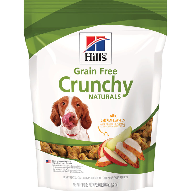 Hill's Natural Grain Free treats for dogs with Chicken & Apples, Crunchy Dog Treats