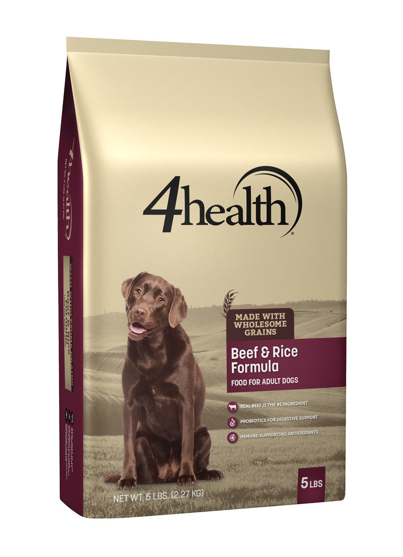 4health with Wholesome Grains Beef & Rice Formula Adult Dry Dog Food