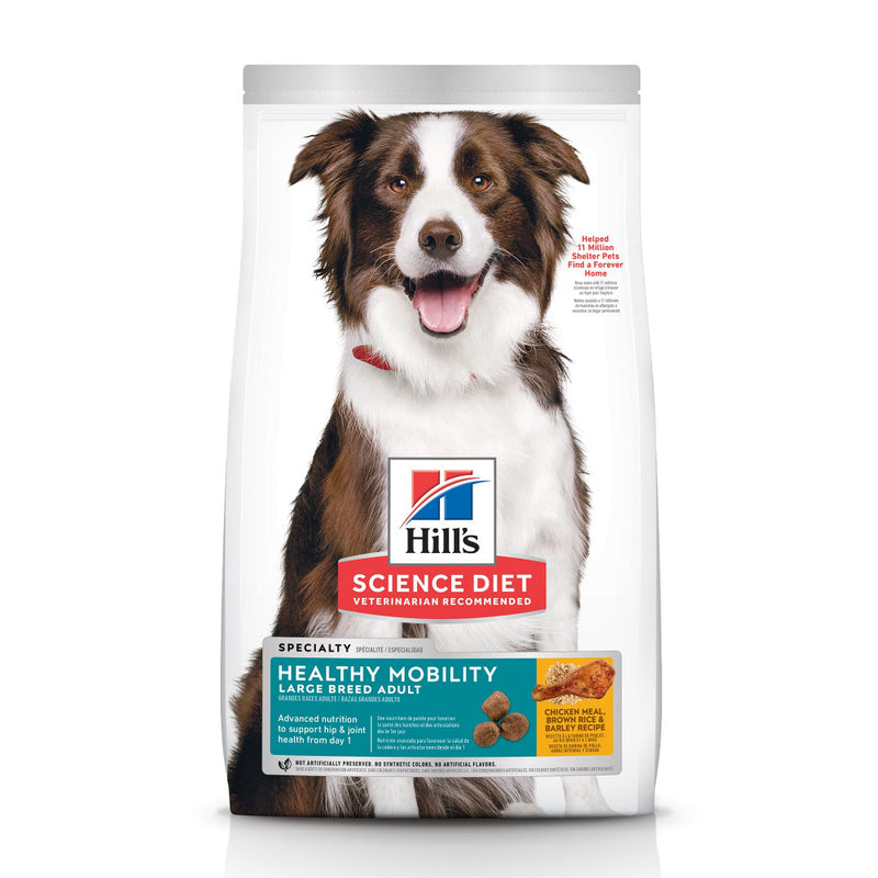 Hill's Science Diet Adult Healthy Mobility Large Breed Chicken Meal, Brown Rice & Barley Recipe Dry Dog Food