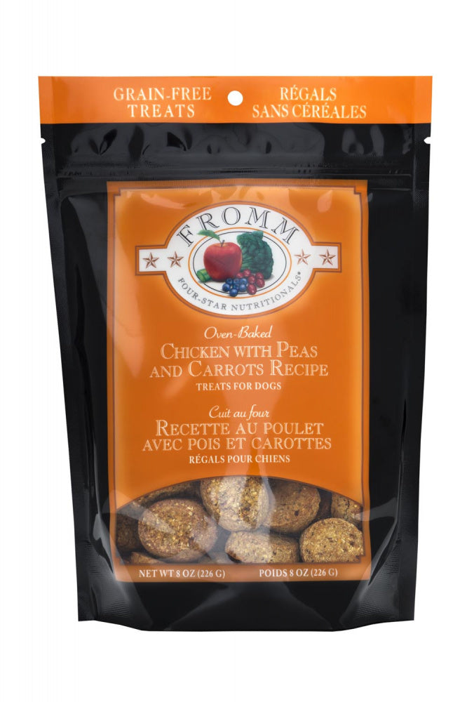 Fromm Four Star Oven Baked Chicken with Carrots & Peas Recipe Dog Treats
