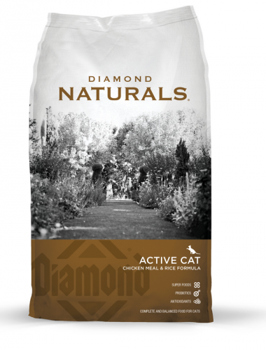 Diamond Naturals Active Cat Chicken Meal Rice Formula Dry Cat