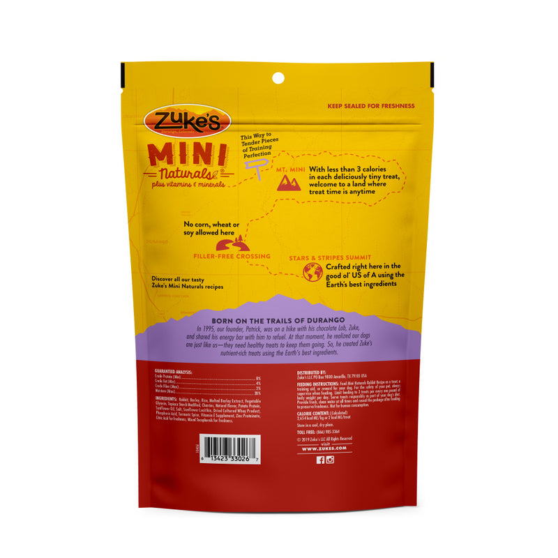 Zukes Rabbit Mini Naturals Dog Treats Petsense