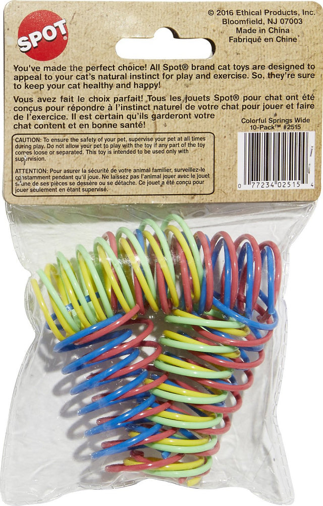 Ethical Pet Colorful Springs Wide Cat Toy