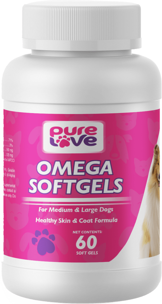 Pure Love Omega SoftGels for Medium and Large Dogs