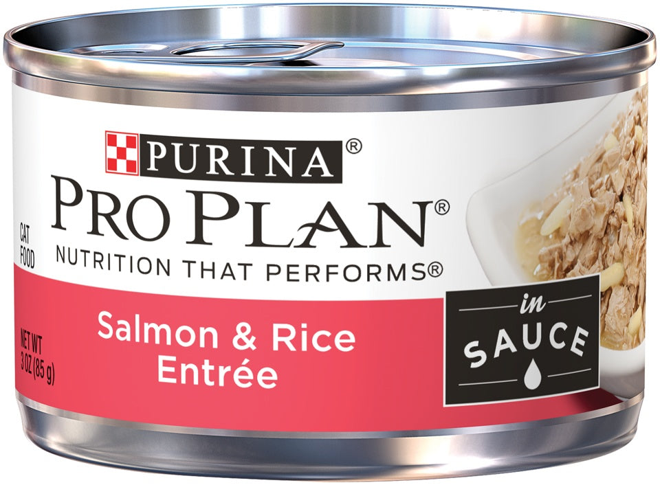 Purina Pro Plan Savor Adult Salmon & Rice in Sauce Entree Canned Cat F –  Petsense