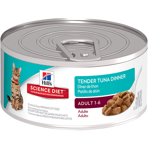 Hill's Science Diet Adult Tender Tuna Dinner Canned Cat Food