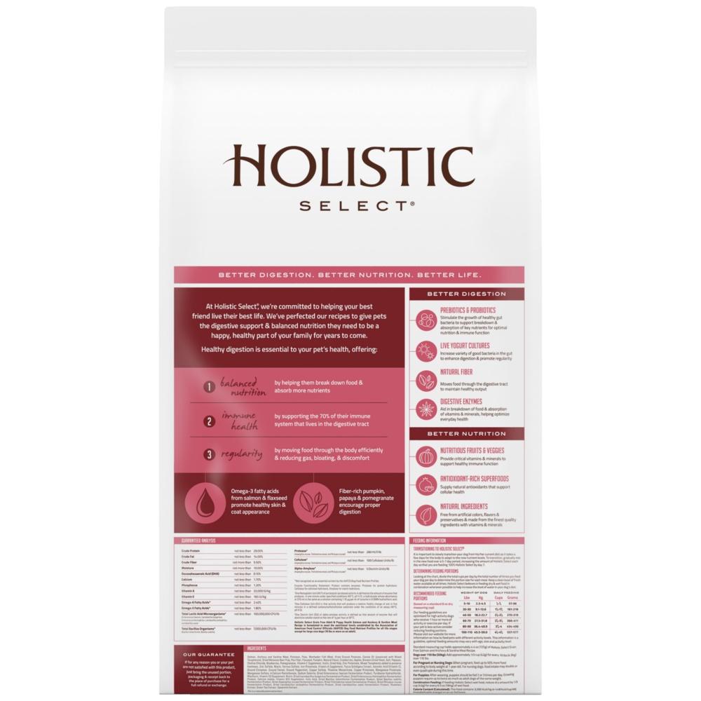Holistic Select Natural Adult Puppy Health Salmon, Anchovy, and