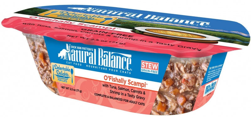 Natural Balance Original Ultra Delectable Delights O'Fishally Scampi Cat Stew Recipe