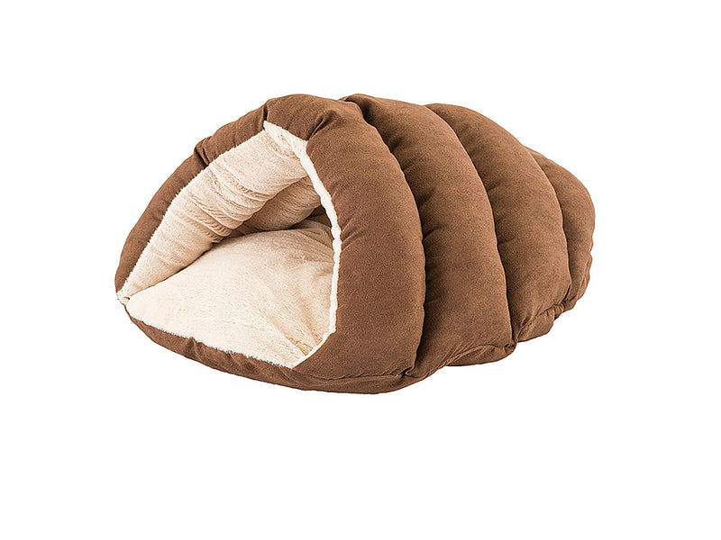 Sleep Zone Cuddle Cave Dog Bed, 22 inch Chocolate