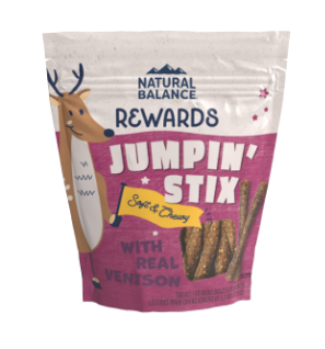 Natural Balance Rewards Jumpin' Stix With Real Venison Dog Treats