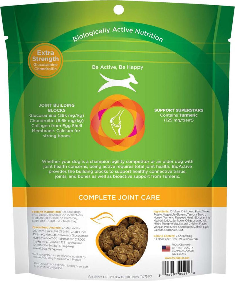 Fruitables BioActive Complete Joint Care Grain Free Soft Chews for Dogs