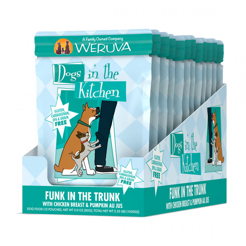 Weruva Dogs in the Kitchen Funk in the Trunk Grain Free Chicken & Pumpkin Dog Food Pouch