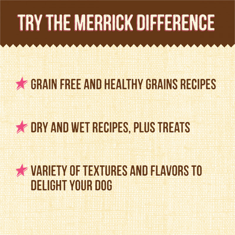 Merrick Lil Plates Small Breed Dog Food Grain Free Real Salmon & Sweet Potato Recipe Small Dog Food