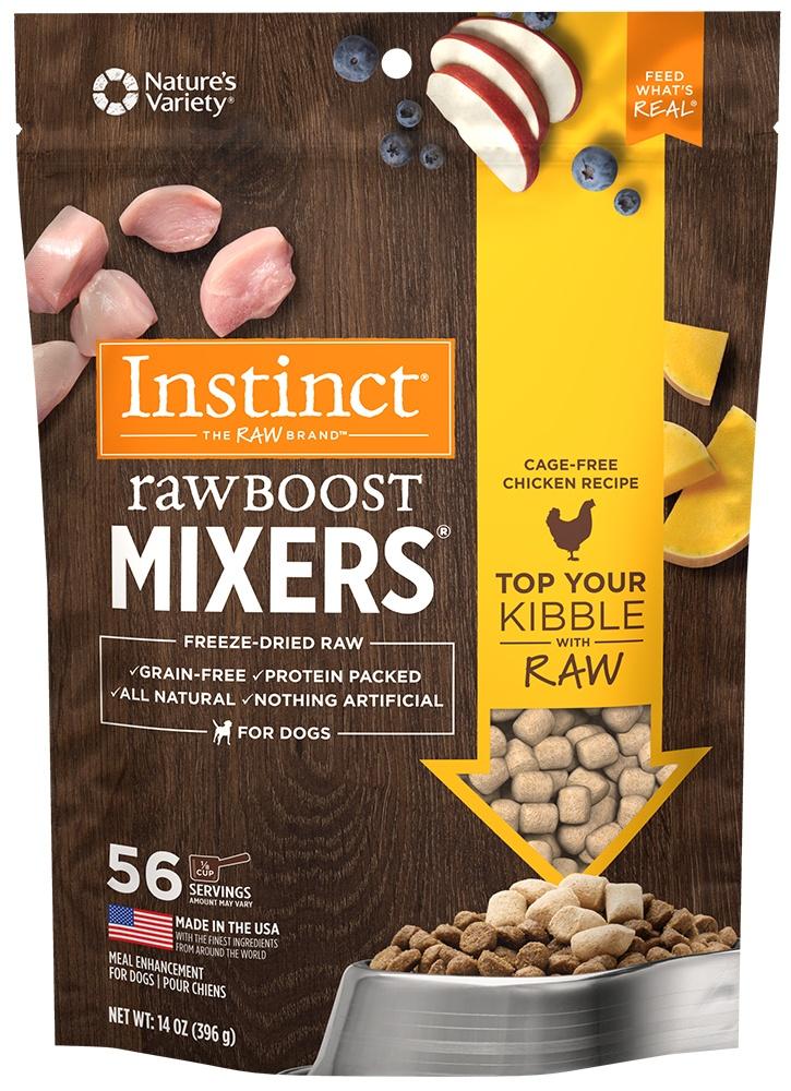 Instinct Raw Boost Mixers Grain Free Freeze-Dried Raw Chicken Dog Food Topper