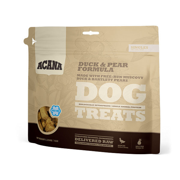 ACANA Singles Grain Free Limited Ingredient Diet Duck & Pear Formula Dog Treats