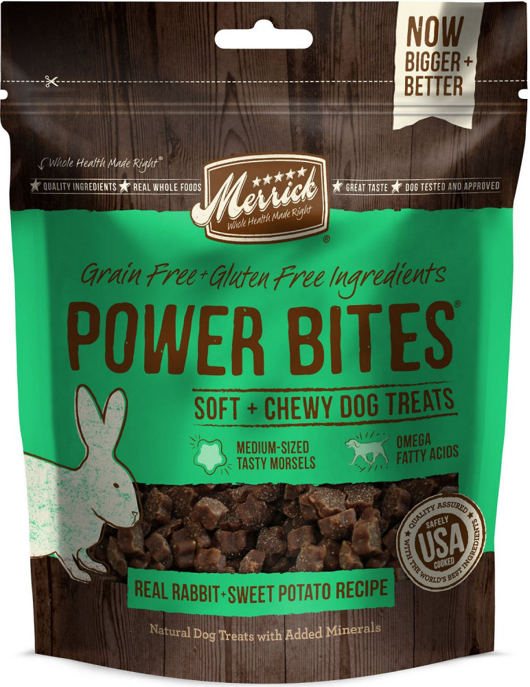Merrick Power Bites Grain Free Rabbit Recipe Dog Treats – Petsense