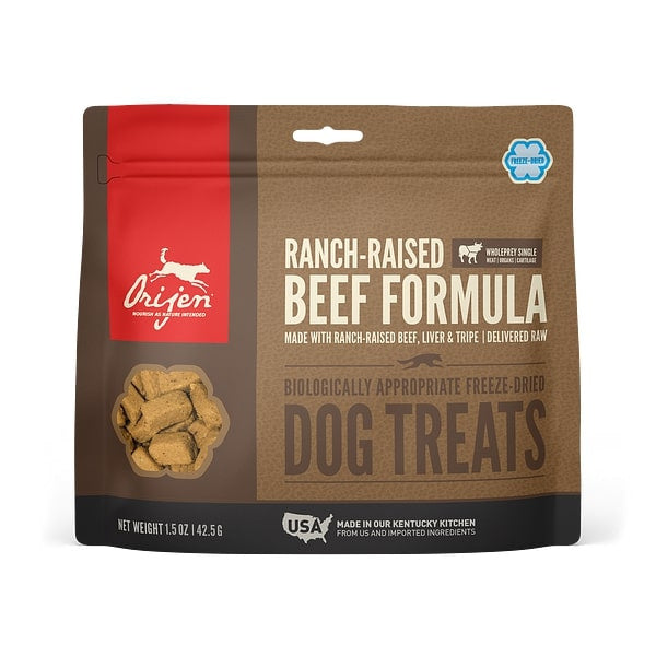 ORIJEN Freeze Dried Ranch Raised Beef Dog Treats