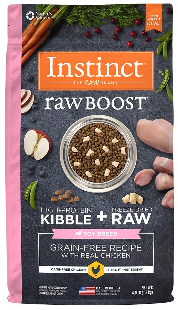 Instinct Raw Boost Toy Breed Grain Free Recipe with Real Chicken Natural Dry Dog Food