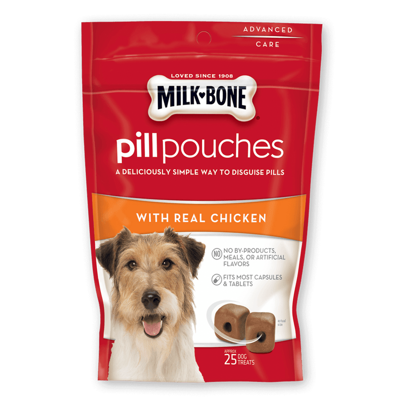 Milk-Bone Pill Pouches with Real Chicken for Dogs