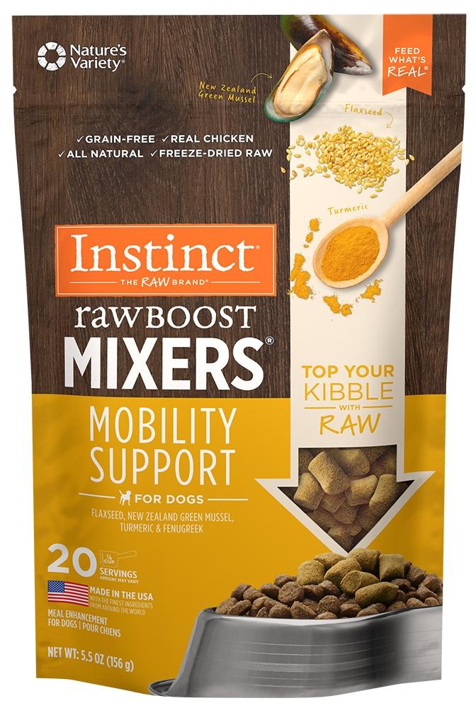 Instinct Grain Free Freeze Dried Raw Boost Mixers Mobility Support