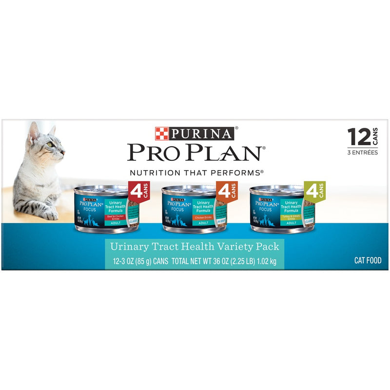 Purina Pro Plan Urinary Tract Health Variety Pack Canned Cat Food