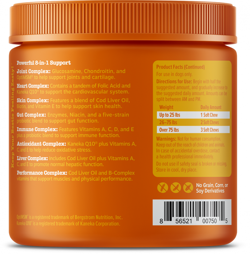 Zesty Paws 8-in 1 Multifunctional Bites Chicken 90ct