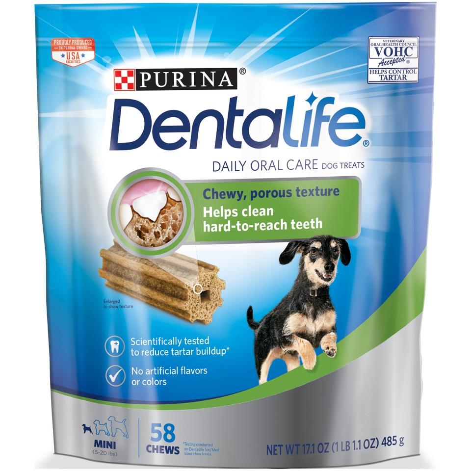 Purina DentaLife Daily Oral Care Mini Dental Dog Treats – Petsense