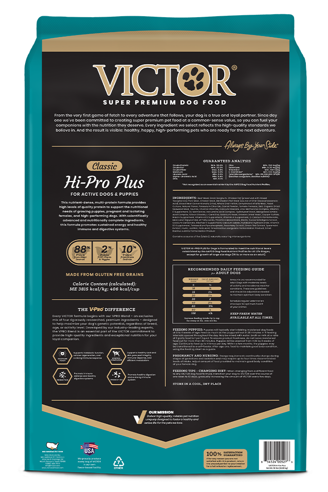 Victor Classic Hi-Pro Plus Dry Dog Food