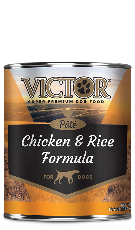 Victor Chicken & Rice Pate Canned Dog Food