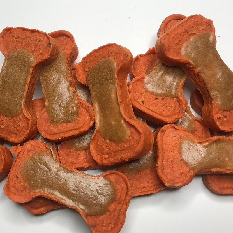 Blue Ridge Naturals Peanut Butter Coated Sweet 'Tater Bones Dog Treats