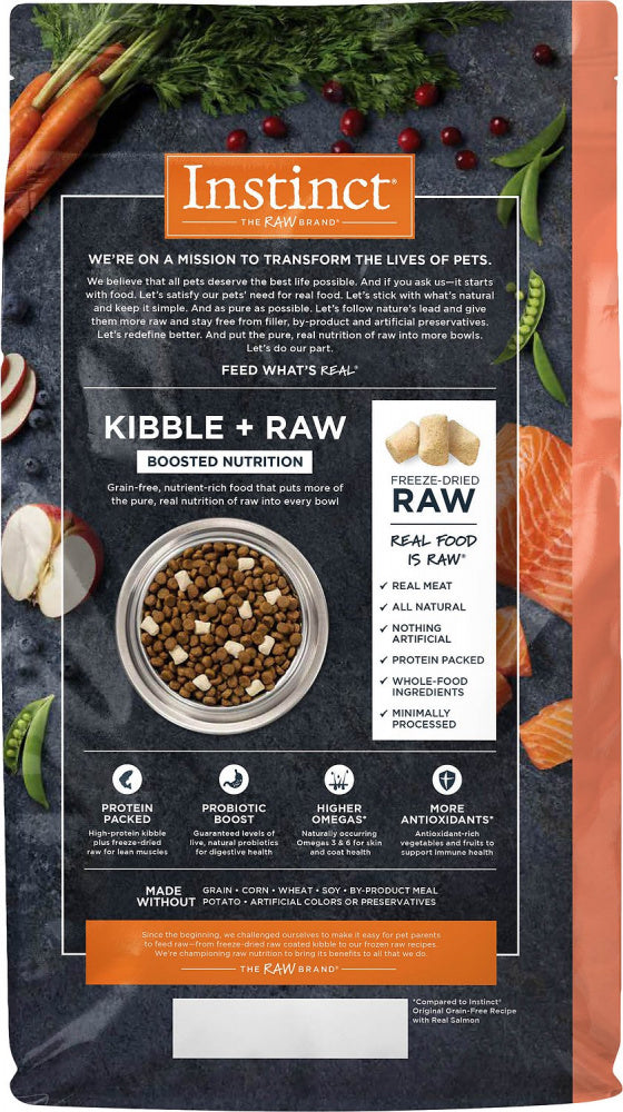 Instinct Raw Boost Grain Free Real Salmon Recipe Dog Food – Petsense