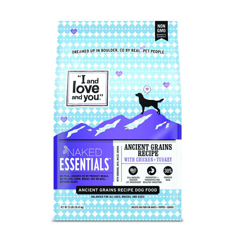 I and Love and You Naked Essentials Ancient Grain Chicken & Turkey Recipe Dry Dog Food